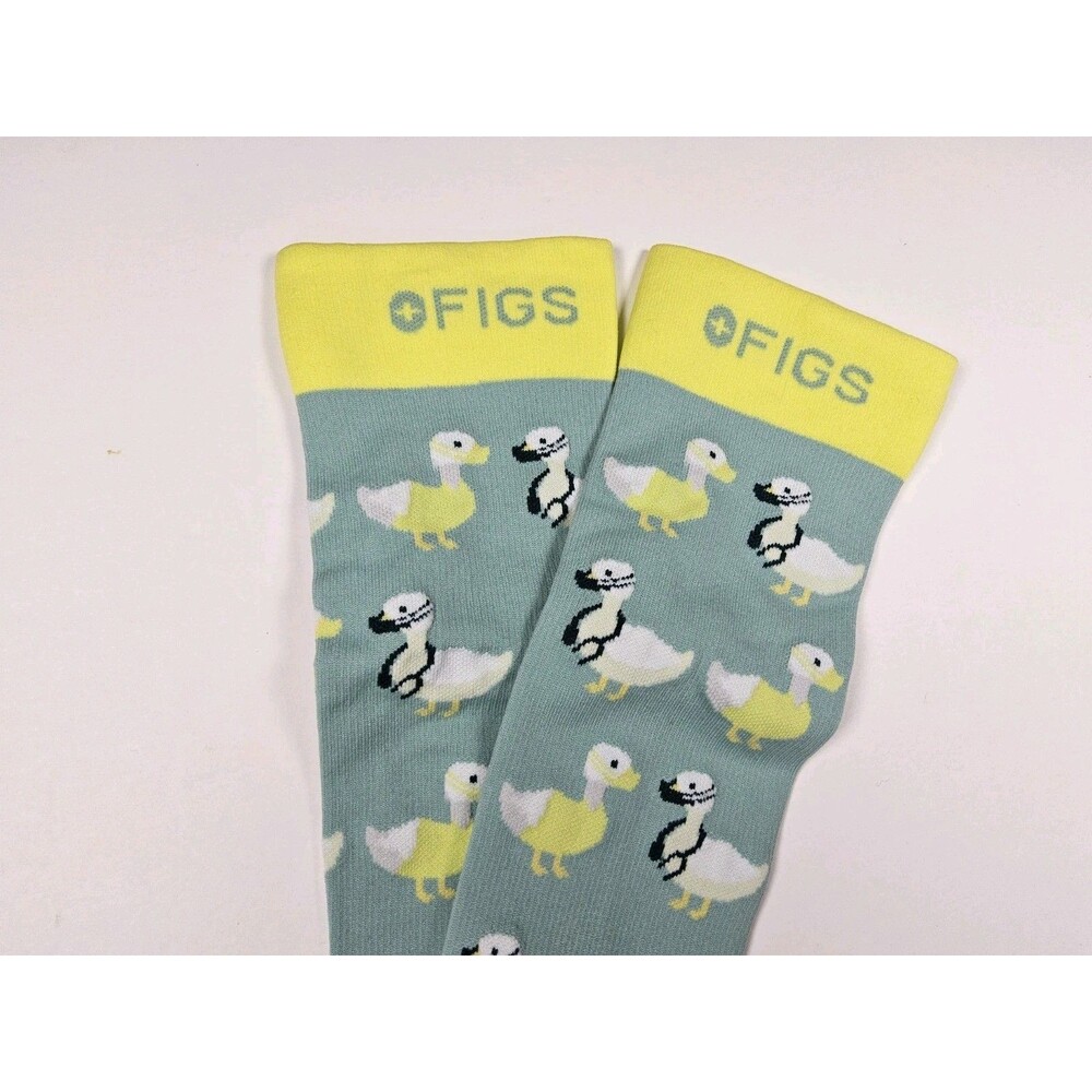 FIGS Compression The Duck-Tor Is In Nurse Medical Socks Size L - Picture 2 of 3